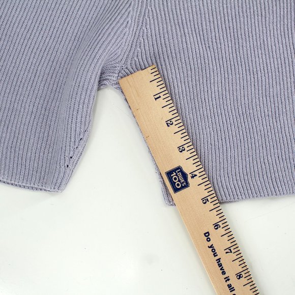 SABLYN Dawn Rib Knit Bike Shorts SZ M 6/8 Lavender Cotton Silk Cashmere Designer - Picture 10 of 11